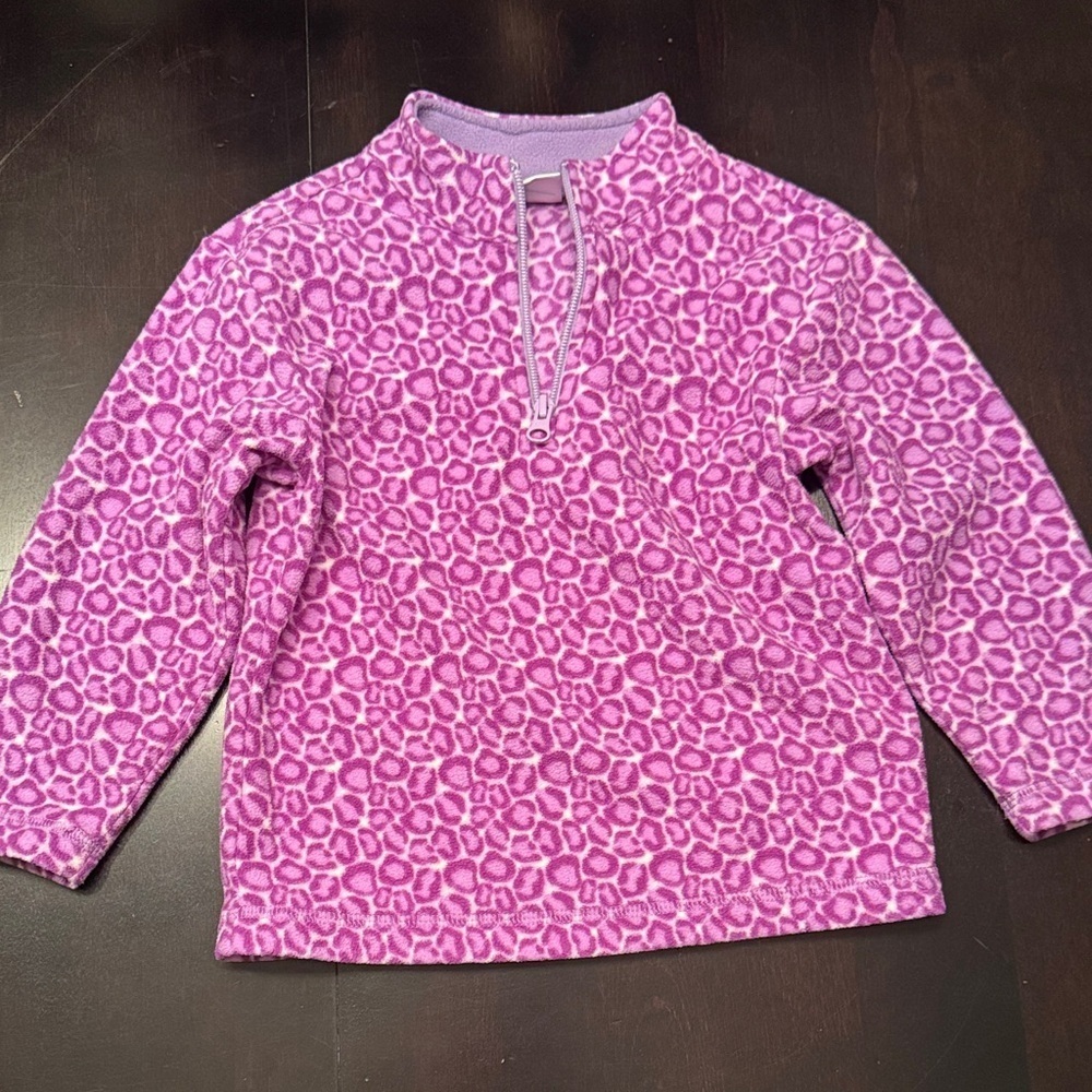 Hanna Andersson Pink Leopard Kids Sweater